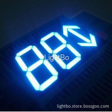 Ultra Blue 0.8-inch 3 Digits Special Arrow Design Led Displays 